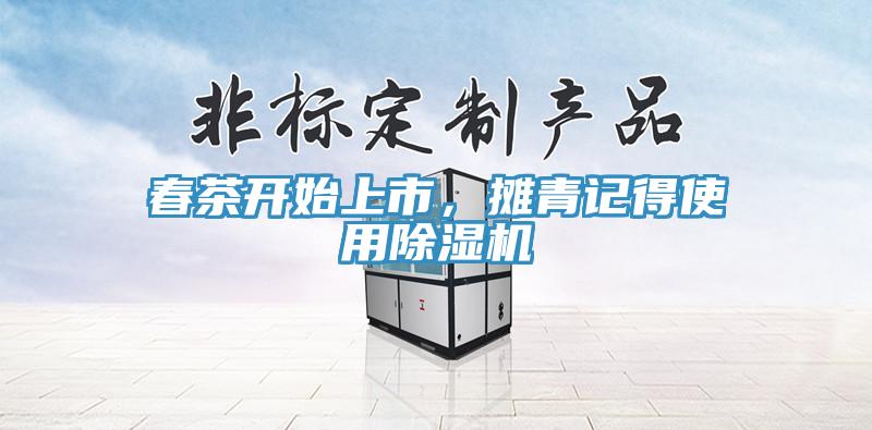 春茶開始上市，攤青記得使用除濕機(jī)