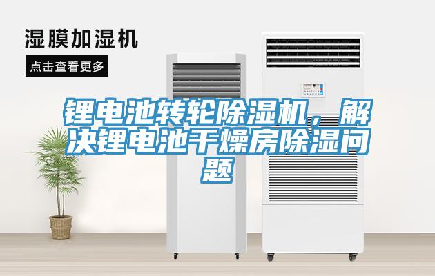 鋰電池轉(zhuǎn)輪除濕機(jī)，解決鋰電池干燥房除濕問題