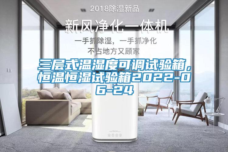 三層式溫濕度可調(diào)試驗(yàn)箱，恒溫恒濕試驗(yàn)箱2022-06-24