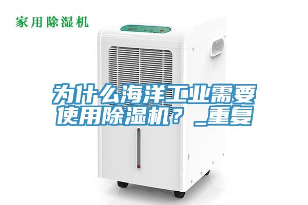 為什么海洋工業(yè)需要使用除濕機？_重復