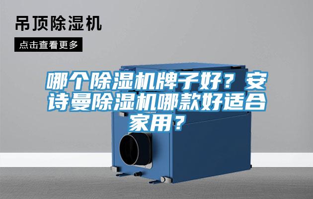 哪個除濕機牌子好？安詩曼除濕機哪款好適合家用？