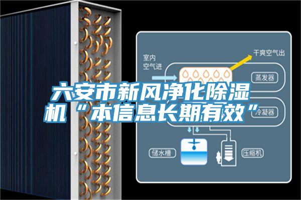 六安市新風(fēng)凈化除濕機“本信息長期有效”