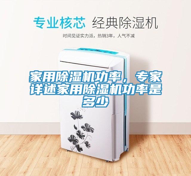 家用除濕機功率，專家詳述家用除濕機功率是多少