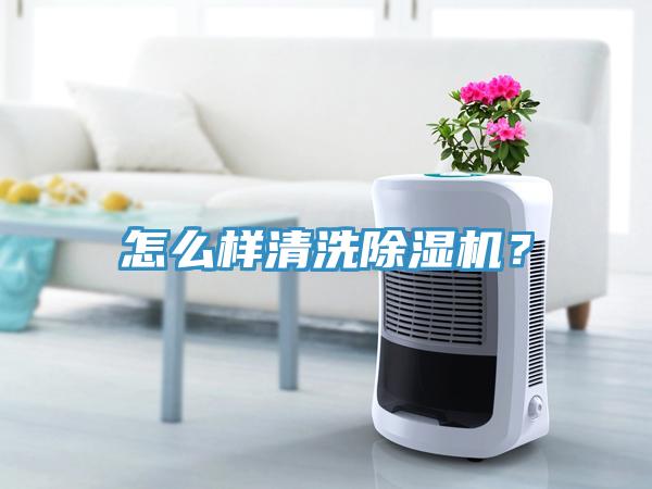 怎么樣清洗除濕機？