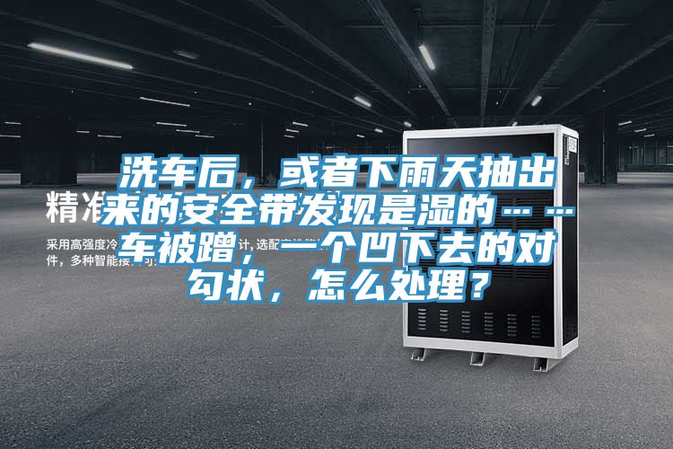 洗車后，或者下雨天抽出來的安全帶發(fā)現(xiàn)是濕的……車被蹭，一個凹下去的對勾狀，怎么處理？