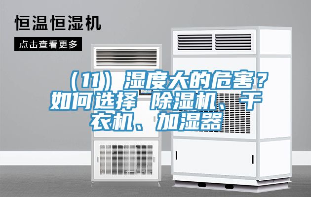 （11）濕度大的危害？如何選擇 除濕機、干衣機、加濕器